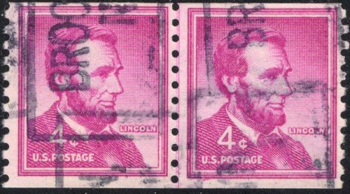 # 1058 (1958) Lincoln, Dry Print, Lg Holes - Coil LP, Used [2]