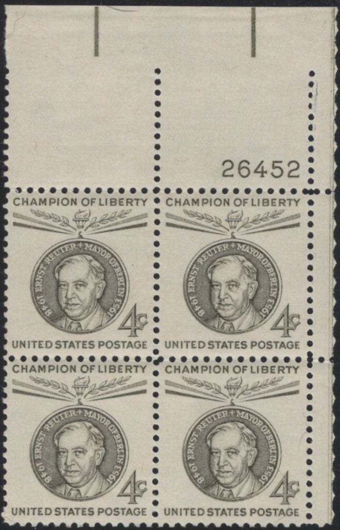 # 1136 (1959) Reuter - PB, UR #26452, MNH