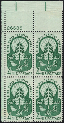 # 1156 (1960) Forestry - PB, UL #26685, MNH