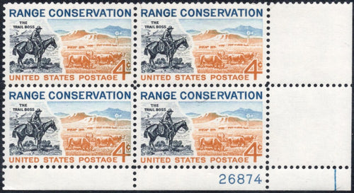 # 1176 (1961) Range Conservation - PB, LR #26874, MNH