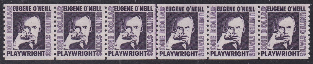 # 1305C (1973) O'Neill, blk purple, SG - Coil LP/6, MNH