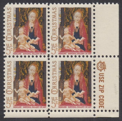 # 1321 (1966) Madonna, Not tagged - Mr. Zip BK/4, LR, MNH