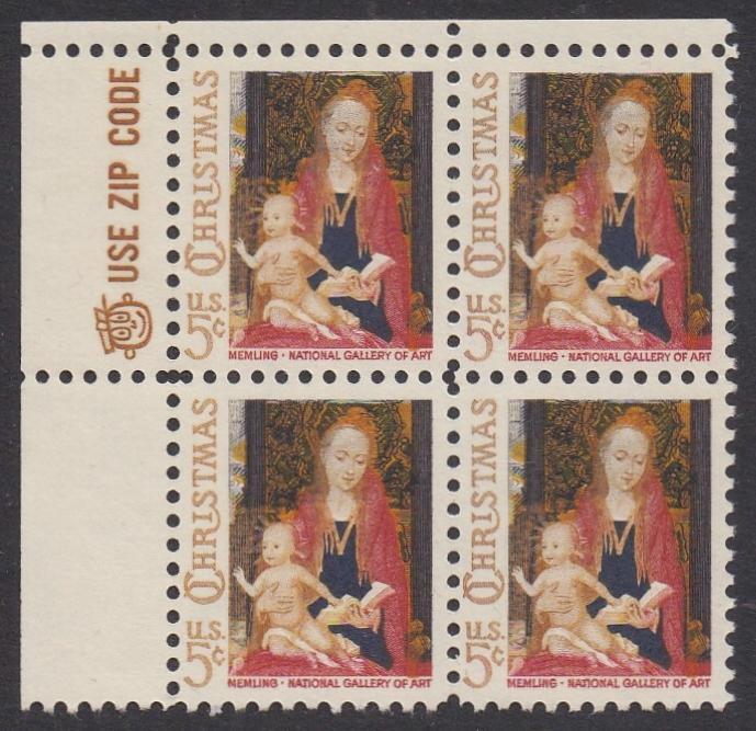 # 1321 (1966) Madonna, Not tagged - Mr. Zip BK/4, UL, MNH
