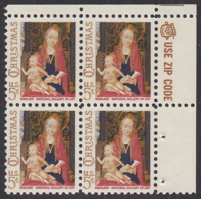 # 1321 (1966) Madonna, Not tagged - Mr. Zip BK/4, UR, MNH