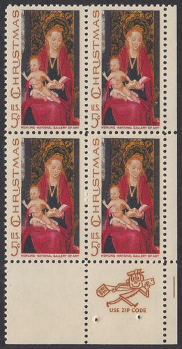 # 1336 (1967) Madonna - Mr. Zip, BK/4, LR, MNH