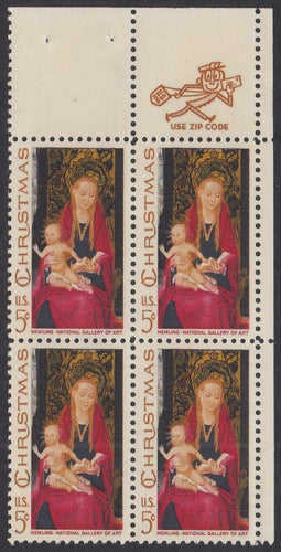 # 1336 (1967) Madonna - Mr. Zip, BK/4, UR, MNH
