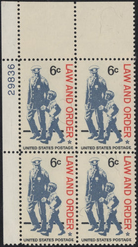 # 1343 (1968) Law & Order - PB, UL #29836, MNH