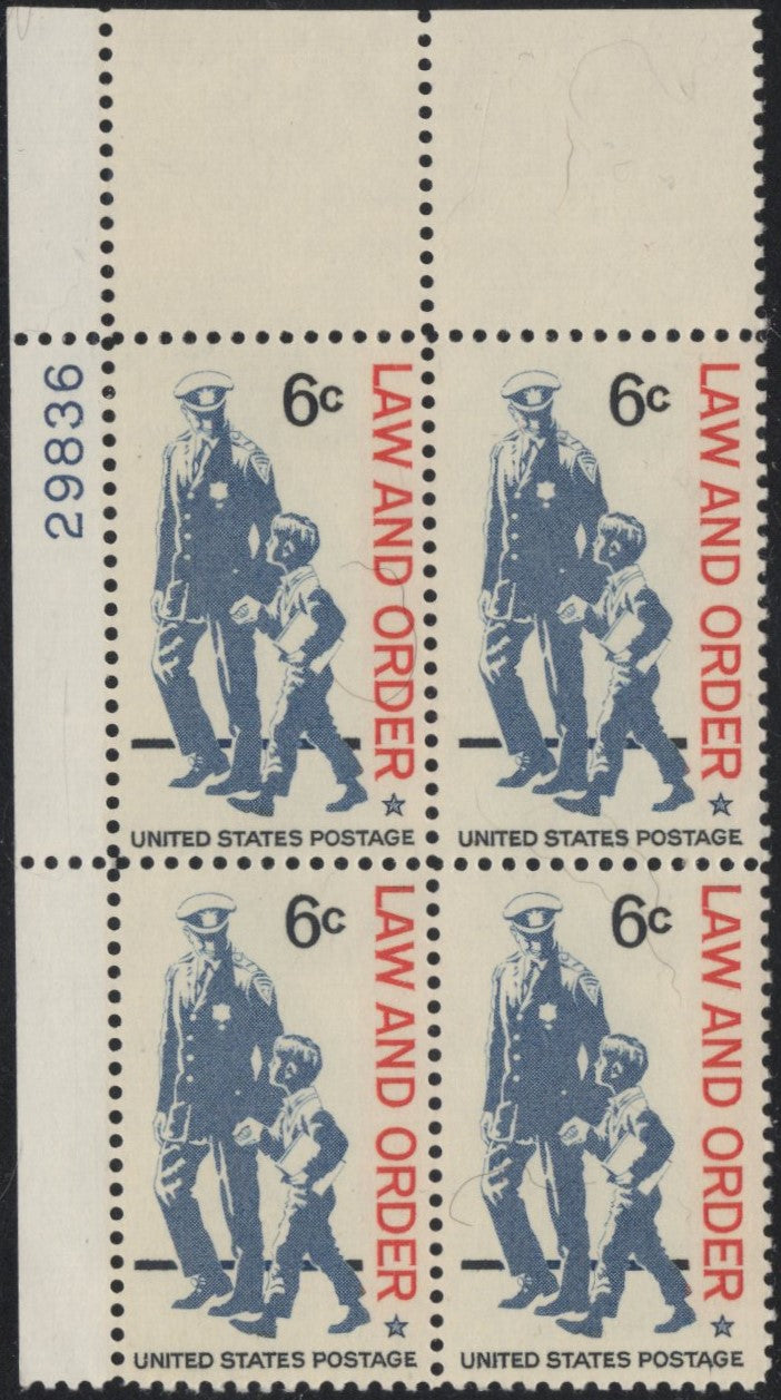 # 1343 (1968) Law & Order - PB, UL #29836, MNH