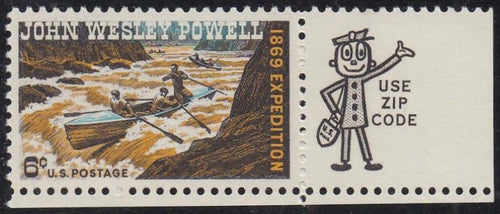 # 1374 (1969) Powell - Mr. Zip, Sgl, LR, MNH