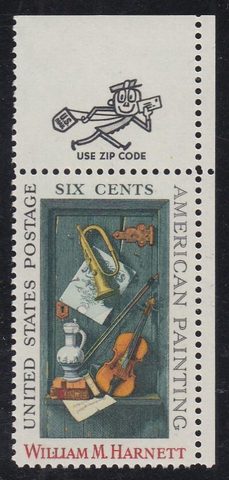 # 1386 (1969) Harnett - Mr. Zip, Sgl, UR, MNH