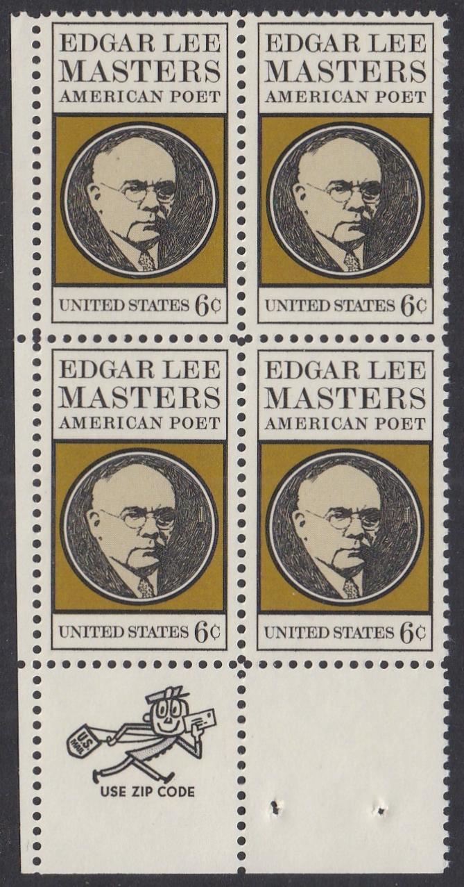 # 1405 (1970) Masters - Mr. Zip, BK/4, LL, MNH