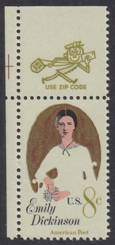 # 1436 (1971) Dickinson - Mr. Zip, Sgl, UL, MNH