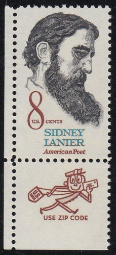 # 1446 (1972) Lanier - Mr. Zip, Sgl, LL, MNH