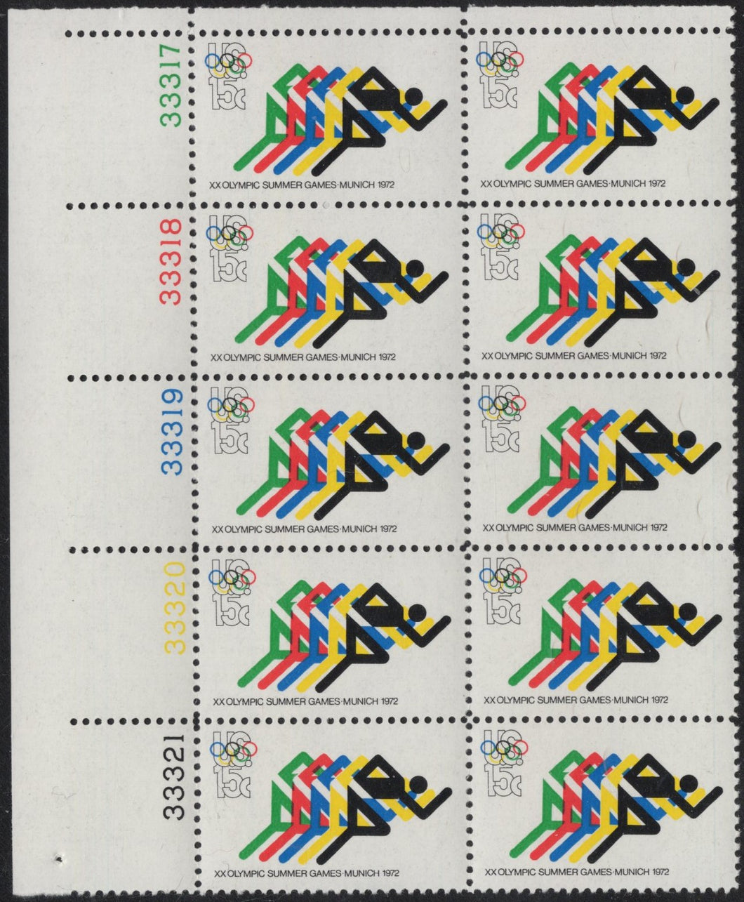 # 1462 (1972) Olympics - PB, UL #33321, MNH