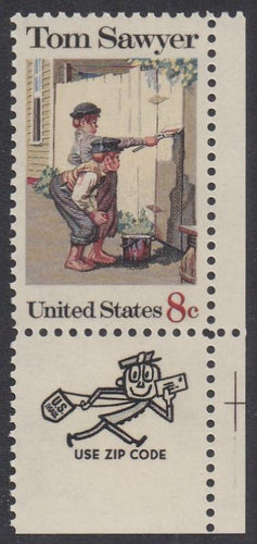 # 1470 (1972) Sawyer - Mr. Zip, Sgl, LR, MNH