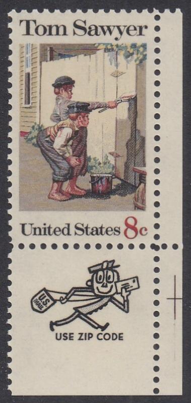 # 1470 (1972) Sawyer - Mr. Zip, Sgl, LR, MNH