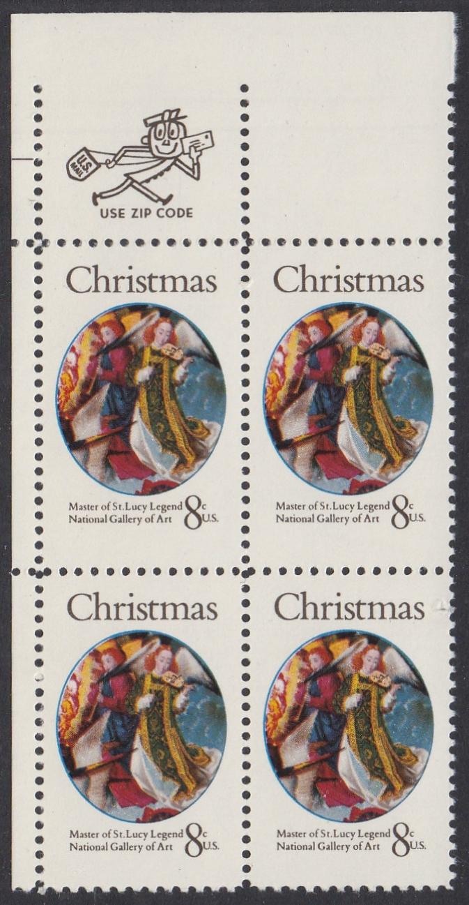 # 1471 (1972) Angels - Mr. Zip, BK/4, UL, MNH