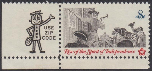 # 1477 (1973) Broadside Posting - Mr. Zip, Sgl, LL, MNH