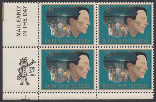# 1485 (1973) Jeffers - Mr. Zip, BK/4, LL, MNH