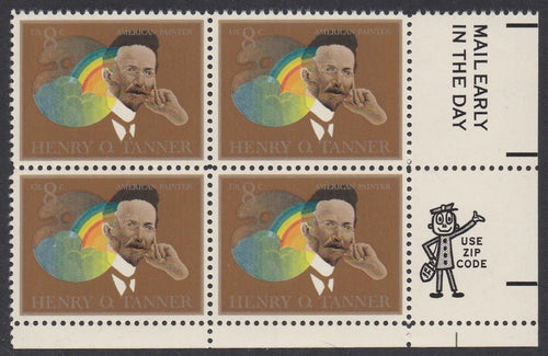 # 1486 (1973) Tanner - Mr. Zip, BK/4, LR, MNH