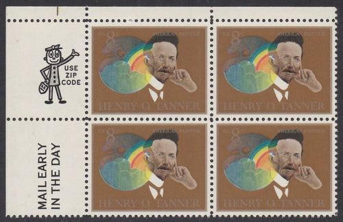# 1486 (1973) Tanner - Mr. Zip, BK/4, UL, MNH