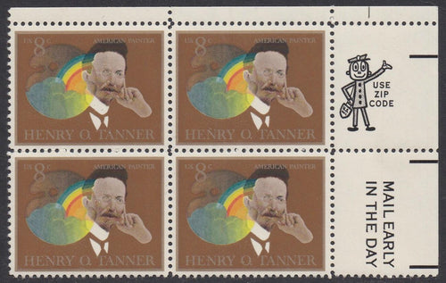 # 1486 (1973) Tanner - Mr. Zip, BK/4, UR, MNH