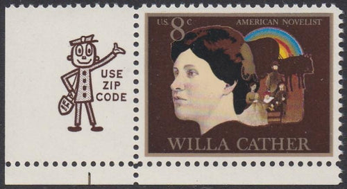 # 1487 (1973) Cather - Mr. Zip, Sgl, LL, MNH