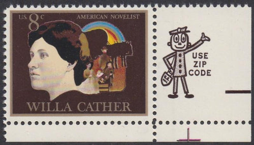 # 1487 (1973) Cather - Mr. Zip, Sgl, LR, MNH
