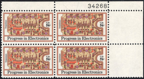 # 1501 (1973) Transistors / Circuit Board - PB, UR #34268, MNH