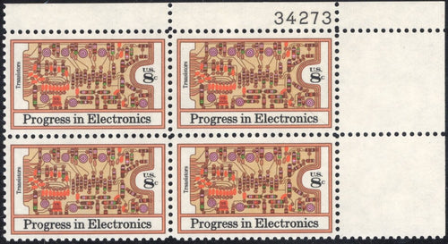 # 1501 (1973) Transistors / Circuit Board - PB, UR #34273, MNH