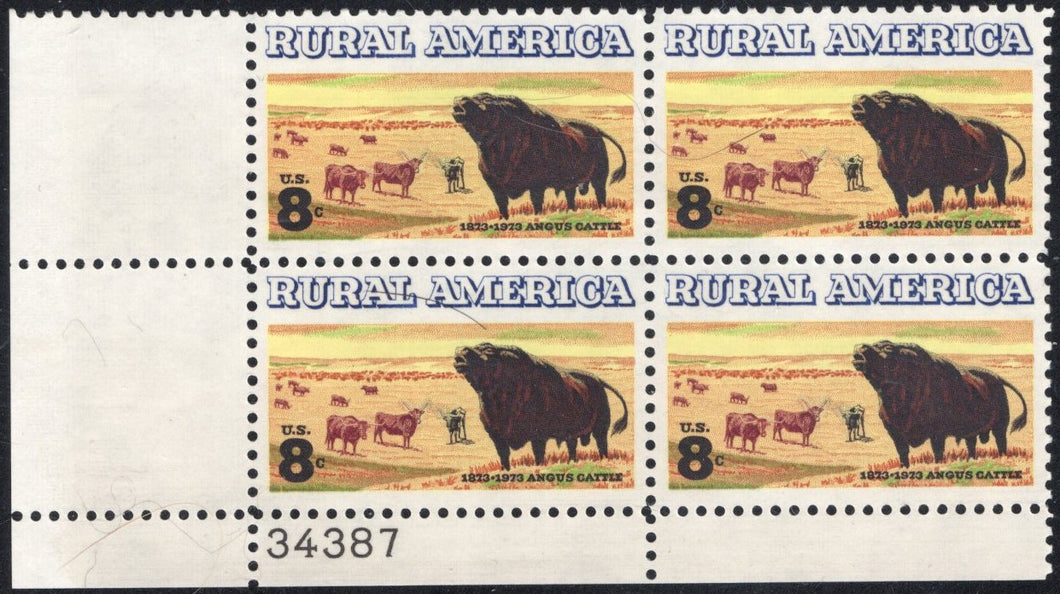 # 1504 (1973) Cattle - PB, LL #34387, MNH