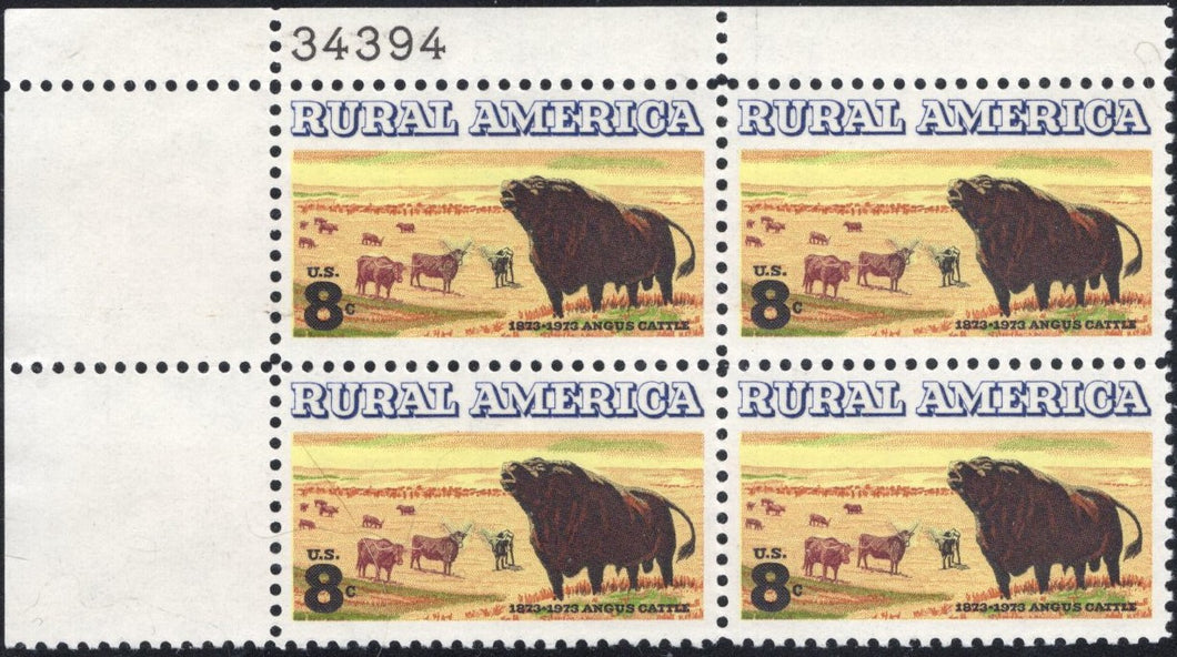 # 1504 (1973) Cattle - PB, UL #34394, MNH
