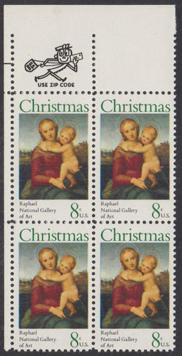 # 1507 (1973) Madonna - Mr. Zip, BK/4, UL, MNH