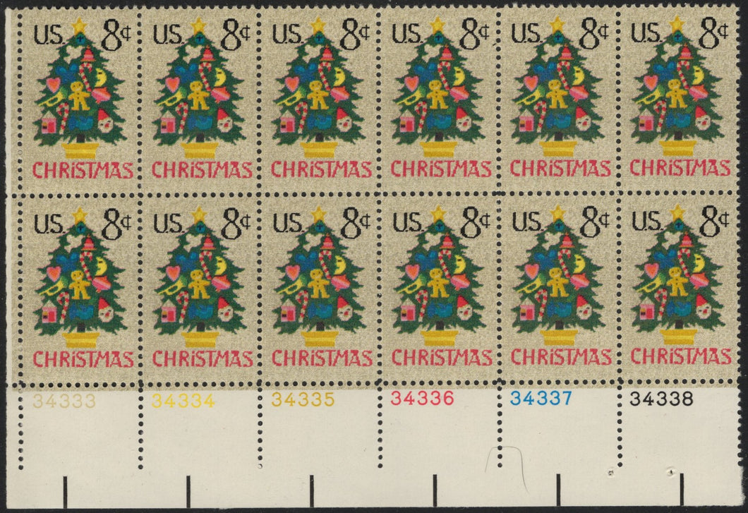 # 1508 (1973) Xmas Tree - PB, LL #34338, MNH