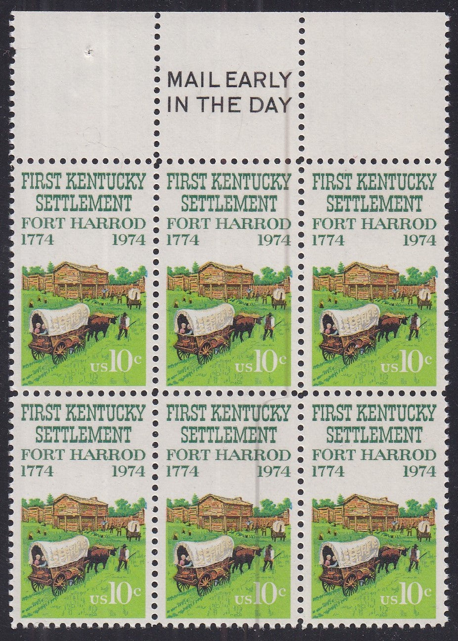 # 1542 (1974) Fort Harrod - Mail Early, BK/6, T, MNH