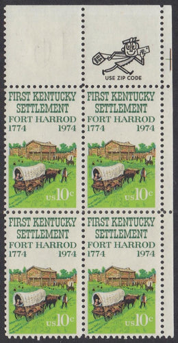 # 1542 (1974) Fort Harrod - Mr. Zip, BK/4, UR, MNH