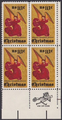 # 1550 (1974) Angel - Mr. Zip, BK/4, LR, MNH