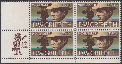 # 1555 (1975) DW Griffith - PB, BK/4, LL, MNH