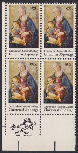 # 1579 (1975) Madonna - Mr. Zip, BK/4, LL, MNH