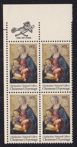 # 1579 (1975) Madonna - Mr. Zip, BK/4, UL, MNH