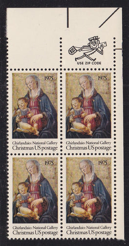 # 1579 (1975) Madonna - Mr. Zip, BK/4, UR, MNH