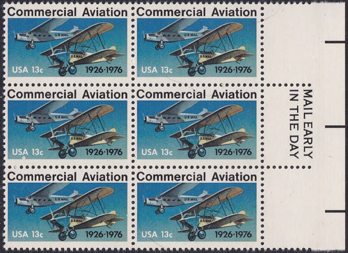 # 1684 (1976) Aviation - ME, BK/6, R, MNH