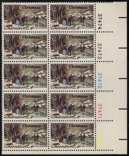 # 1702 (1976) Winter Pastime, OA tag - PB, UR #37474, MNH