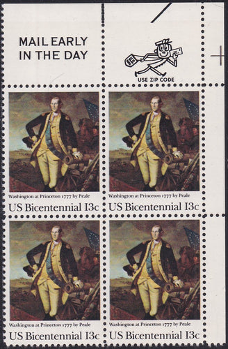 # 1704 (1977) Washington - Mr. Zip, BK/4, UR, MNH