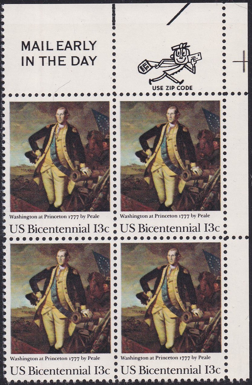 # 1704 (1977) Washington - Mr. Zip, BK/4, UR, MNH
