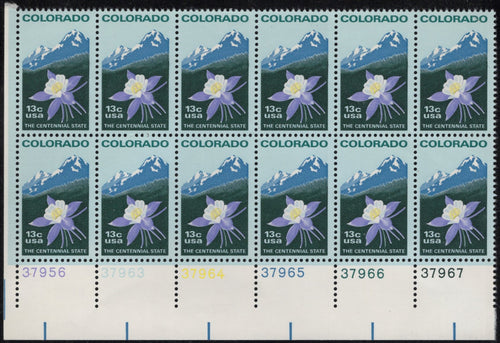 # 1711c (1977) Colorado, perf 11.2 - PB/12, LR #37967, MNH