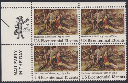 # 1722 (1977) Battle of Oriskany - Mr. Zip, BK/4, UL, MNH