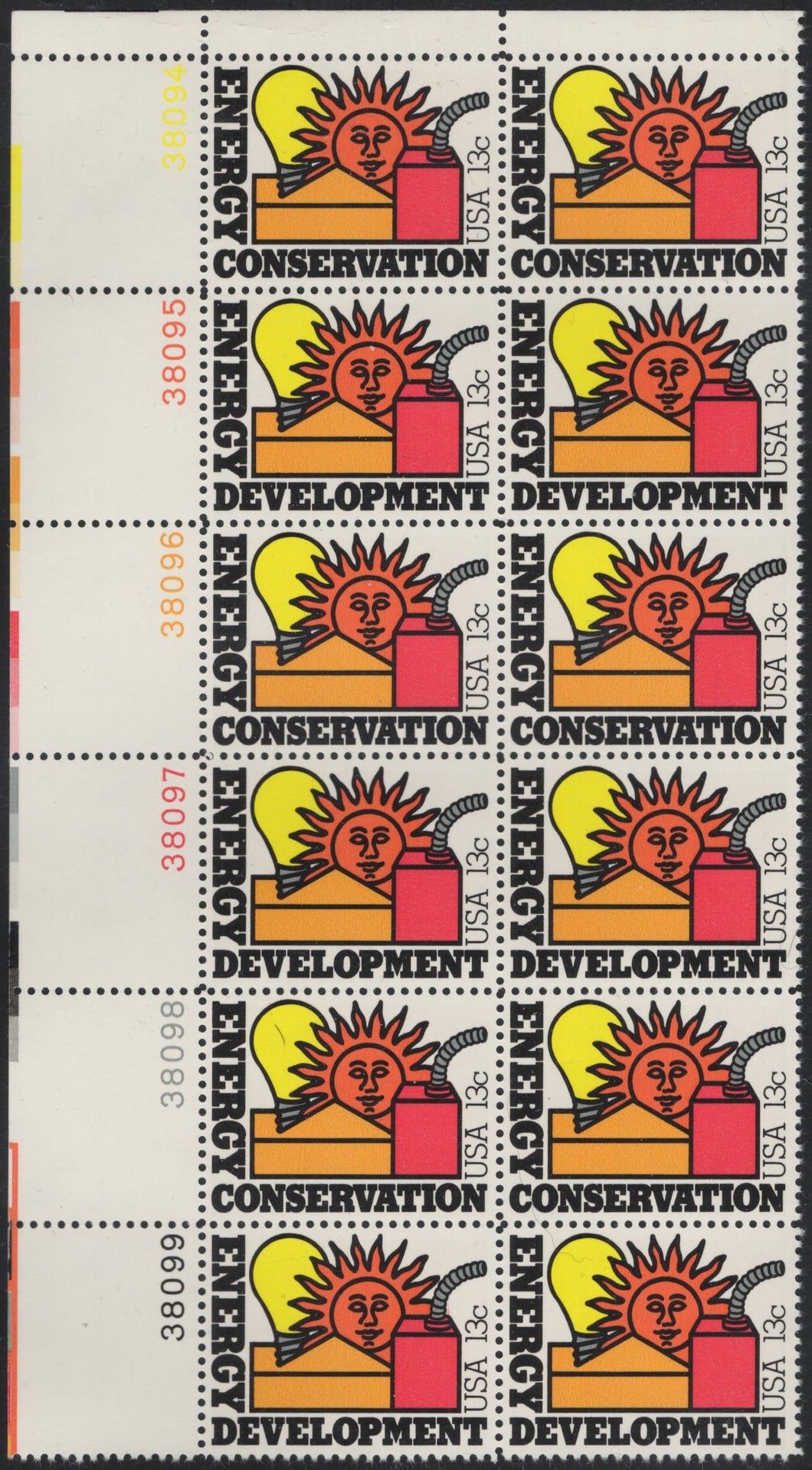 # 1723-24 (1977) Energy - PB, UL #38099, MNH