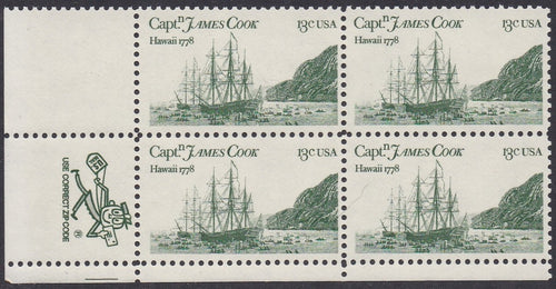# 1733 (1978) Capt Cook Ships - Mr. Zip, BK/4, LL, MNH