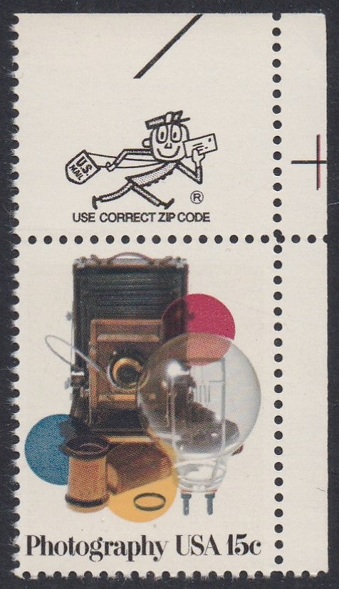 # 1758 (1978) Photography - Mr. Zip, Sgl, UR, MNH